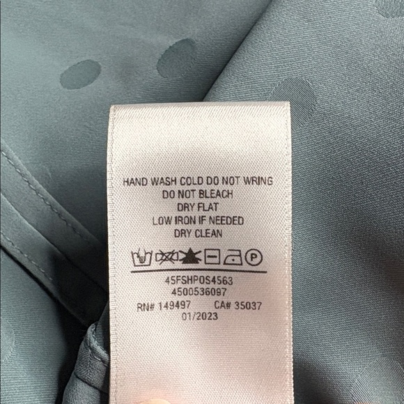 NWT Favorite Daughter The Singles Table One Shoulder Dress Slate Blue. Size 12 - Picture 11 of 11